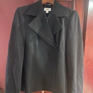 Talbots Black Women's Wool Blazer NWT 10